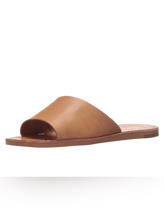 Dolce Vita Shoes - Dolce Vita Cato Women's Cognac Leather Slide Sandal
